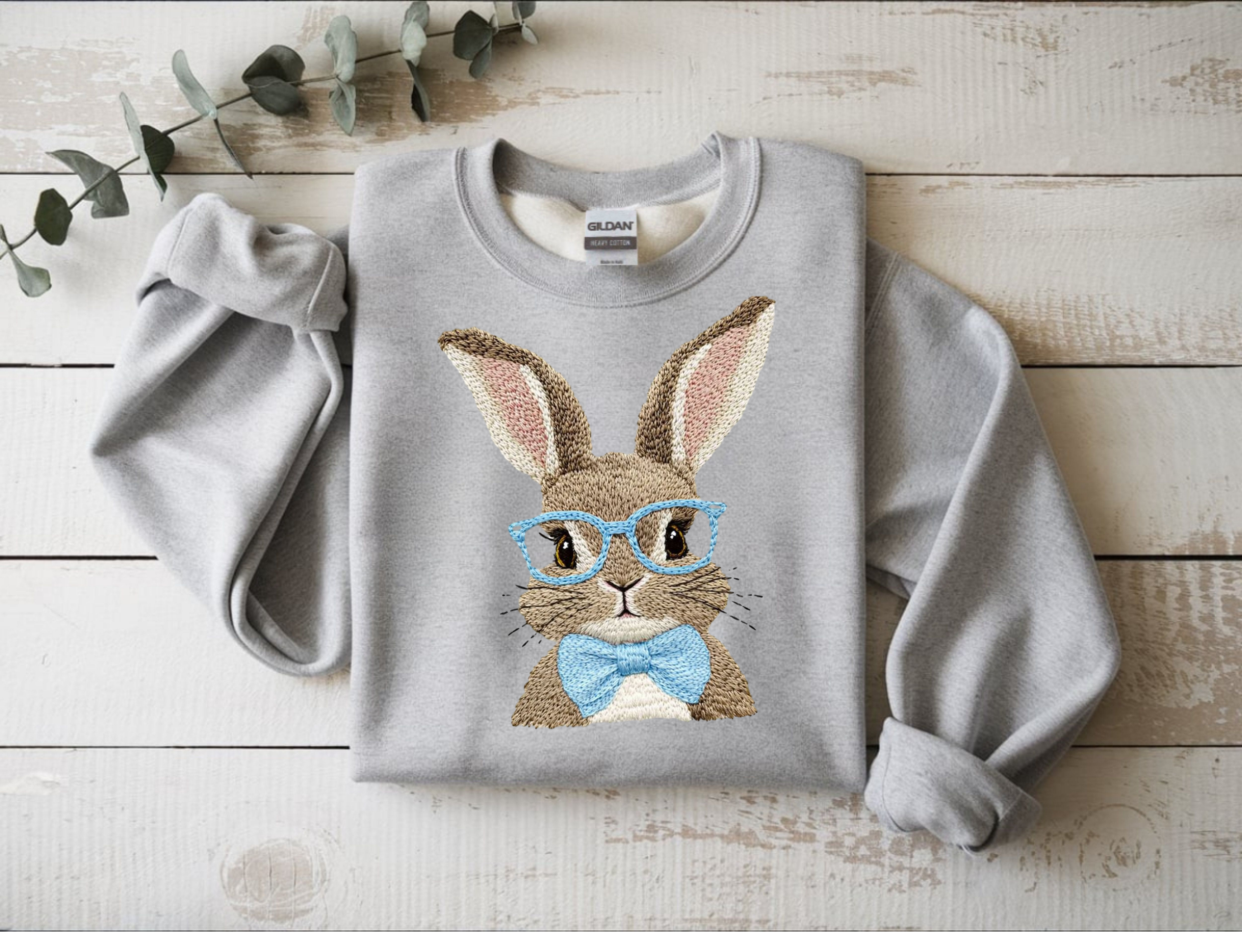Retro Easter Bunny Vintage Happy Easter, Funny Easter Bunny Sunglasses sweatshirt