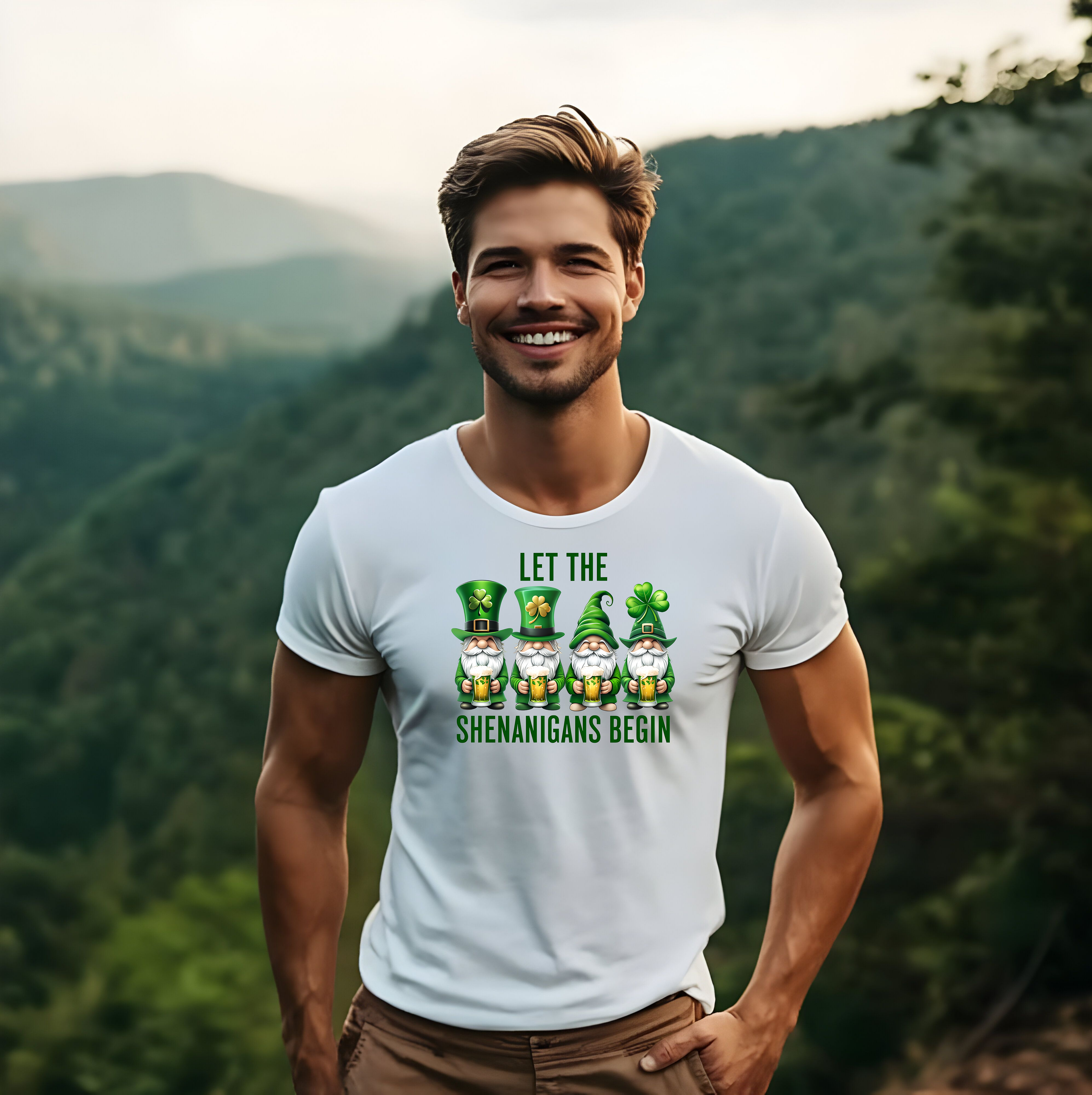 St Pattys Day Shirt, Funny St Patricks Day Sweatshirt, Shamrock TShirt, Let the Shenanigans