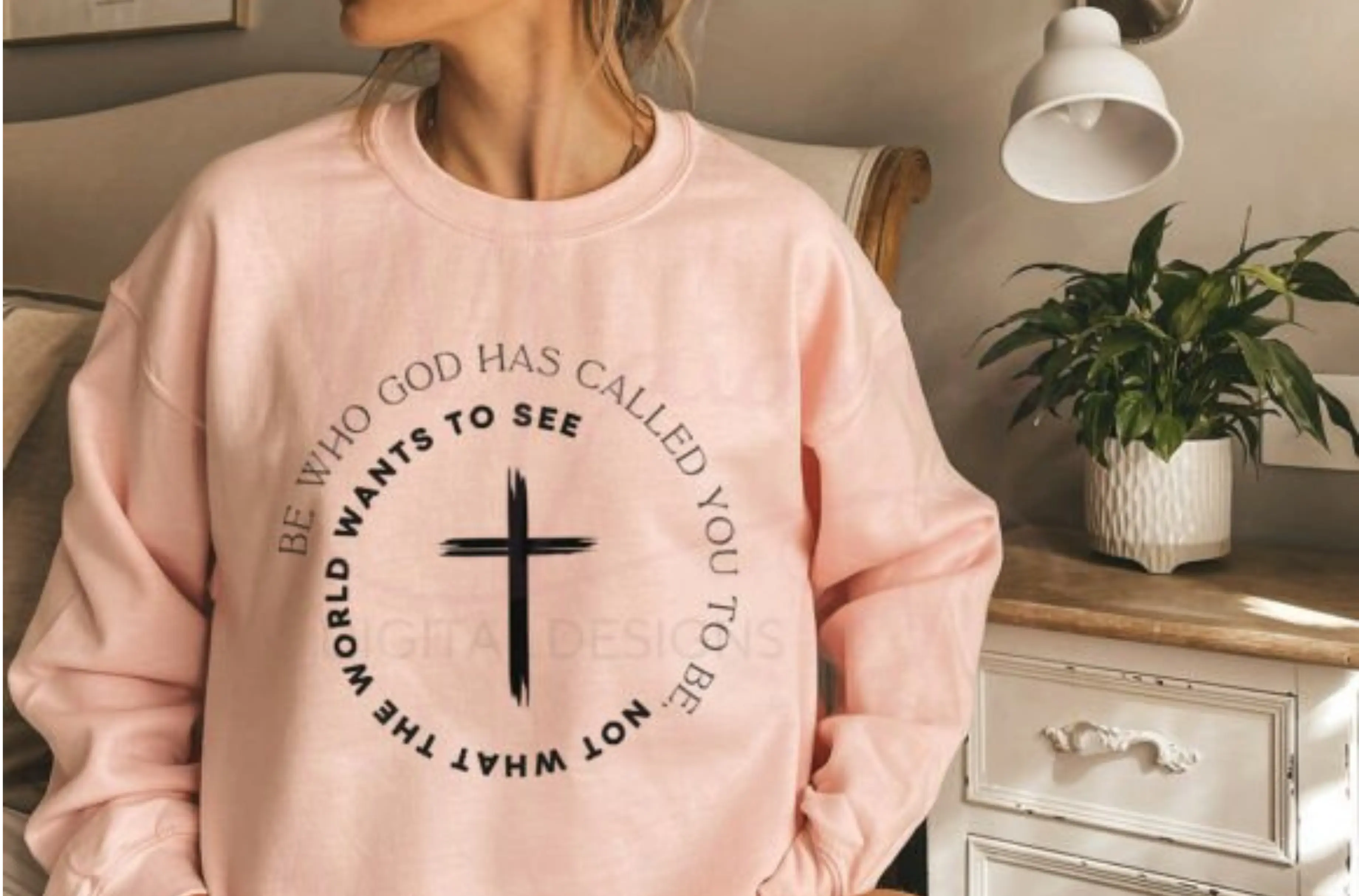 Be Who God Called You to Be Sweatshirt DuoCreationZ