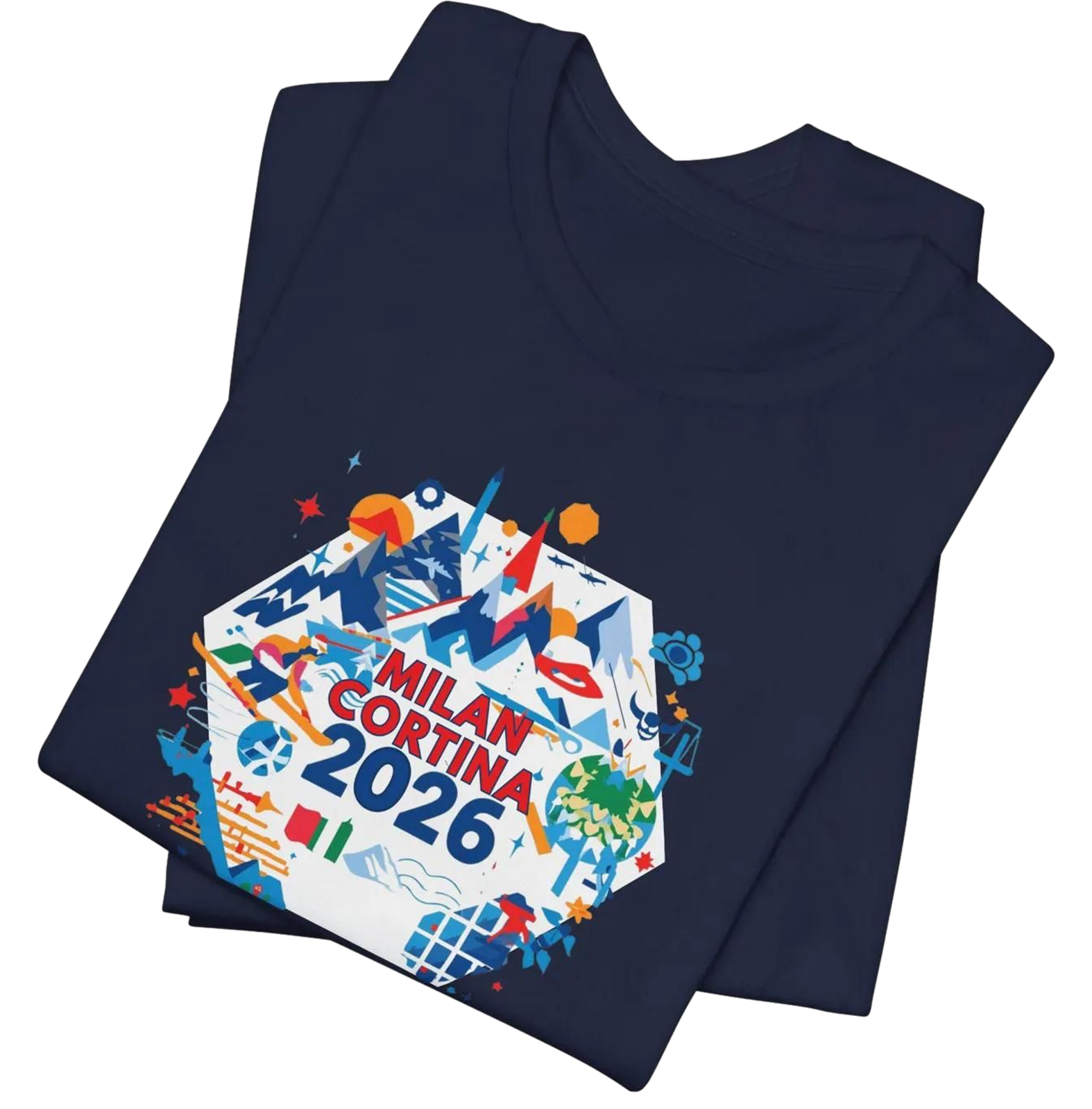 2026 Winter Sports Tee, Olympic Inspired, Milan Cortina, T Shirt