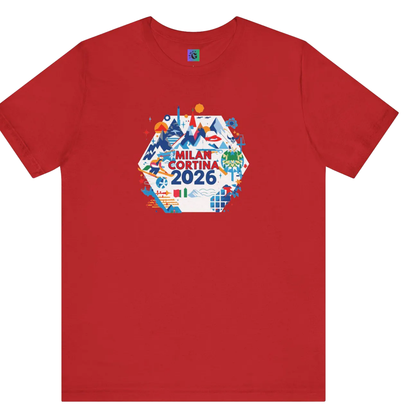 2026 Winter Sports Tee, Olympic Inspired, Milan Cortina, T Shirt