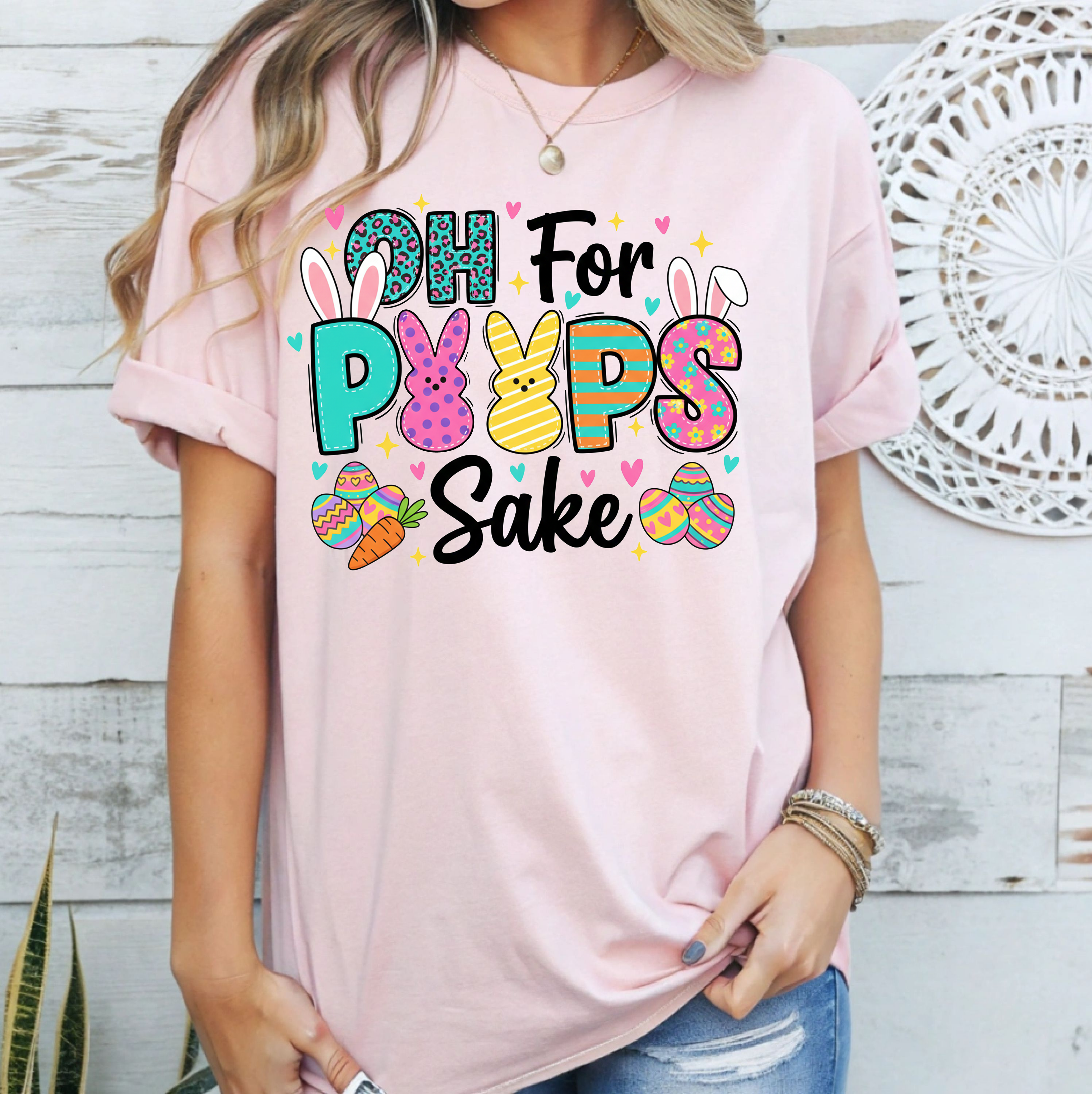 OH, For peep Sake Easter t shirt