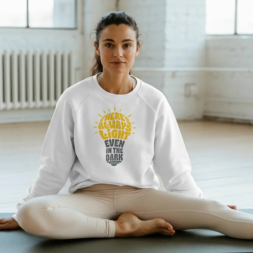 There's always light even in the dark Sweatshirt Duo Creation