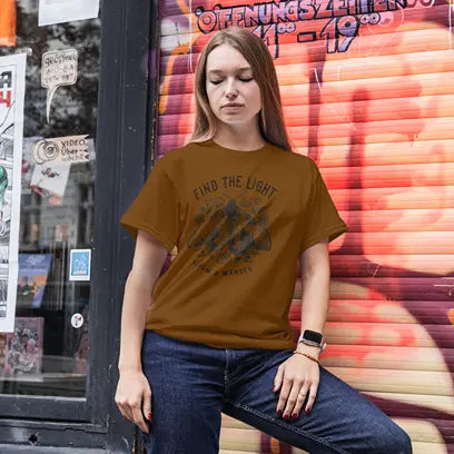 Find the light bloom & wander T Shirt DuoCreationZ