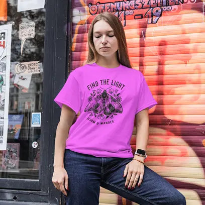 Find the light bloom & wander T Shirt DuoCreationZ