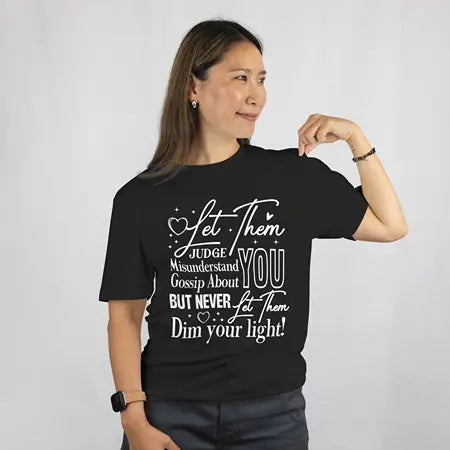 Let Them Inspirational Graphic Tees Shirt DuoCreationZ