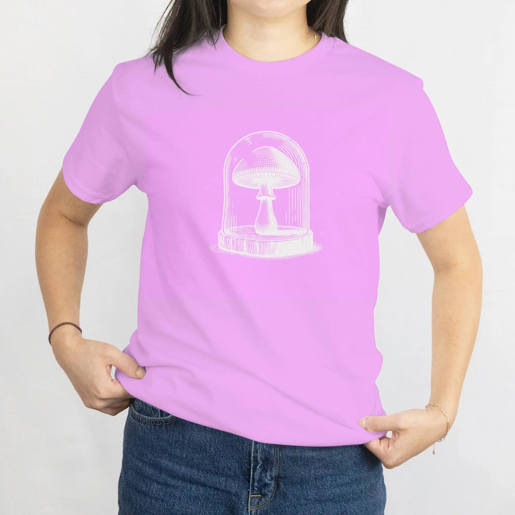 Mushroom glass dome Short Sleeves T Shirt Duo Creation