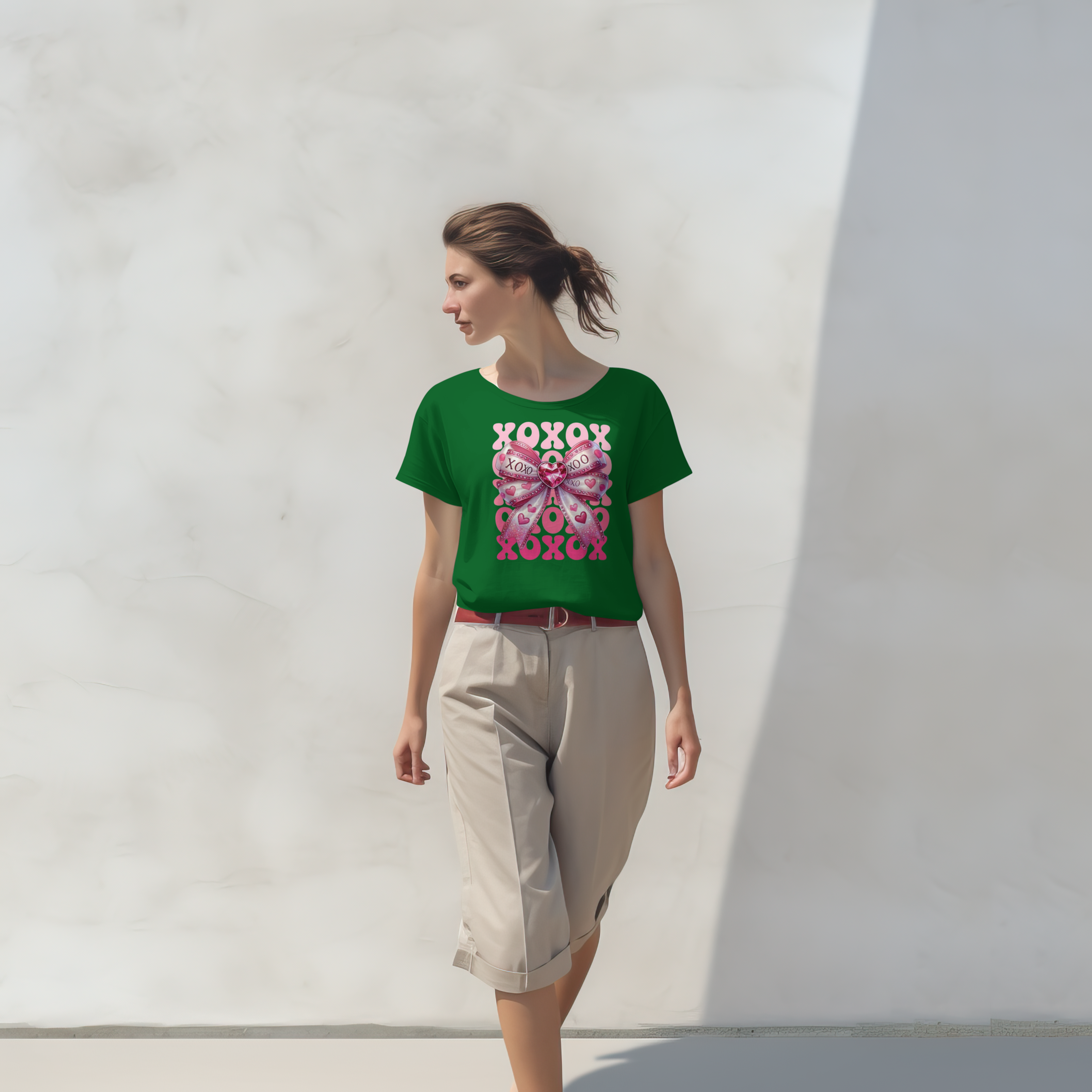 XOXO Ribbon Valentine's Day T Shirts