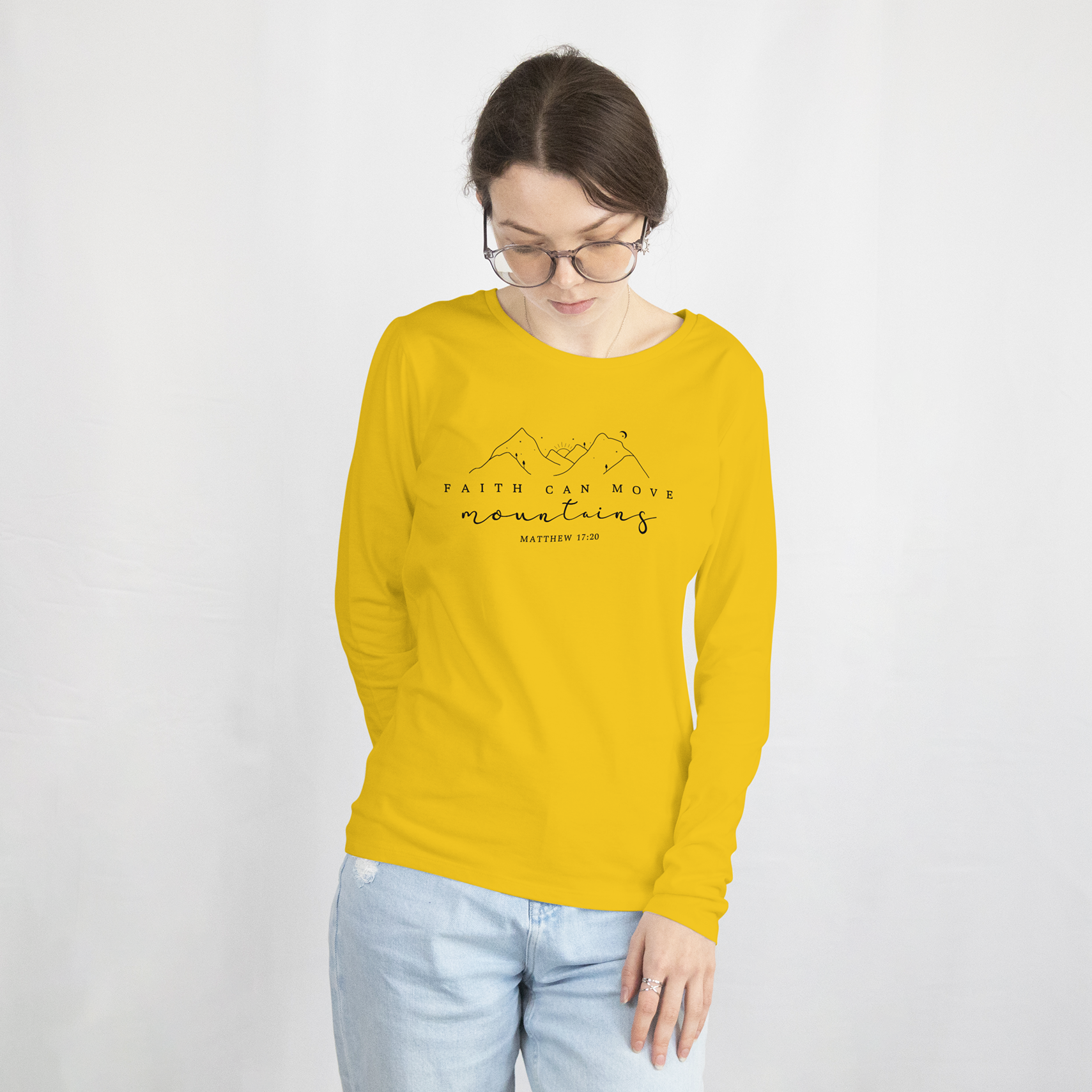 Faith Can Move Mountains Sweatshirt