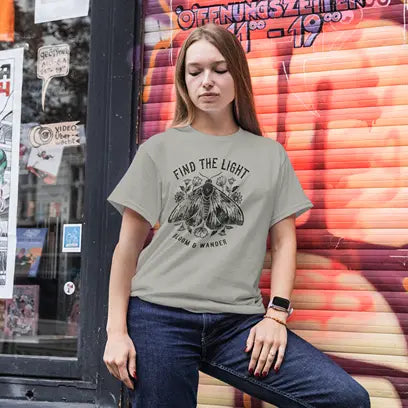 Find the light bloom & wander T Shirt DuoCreationZ