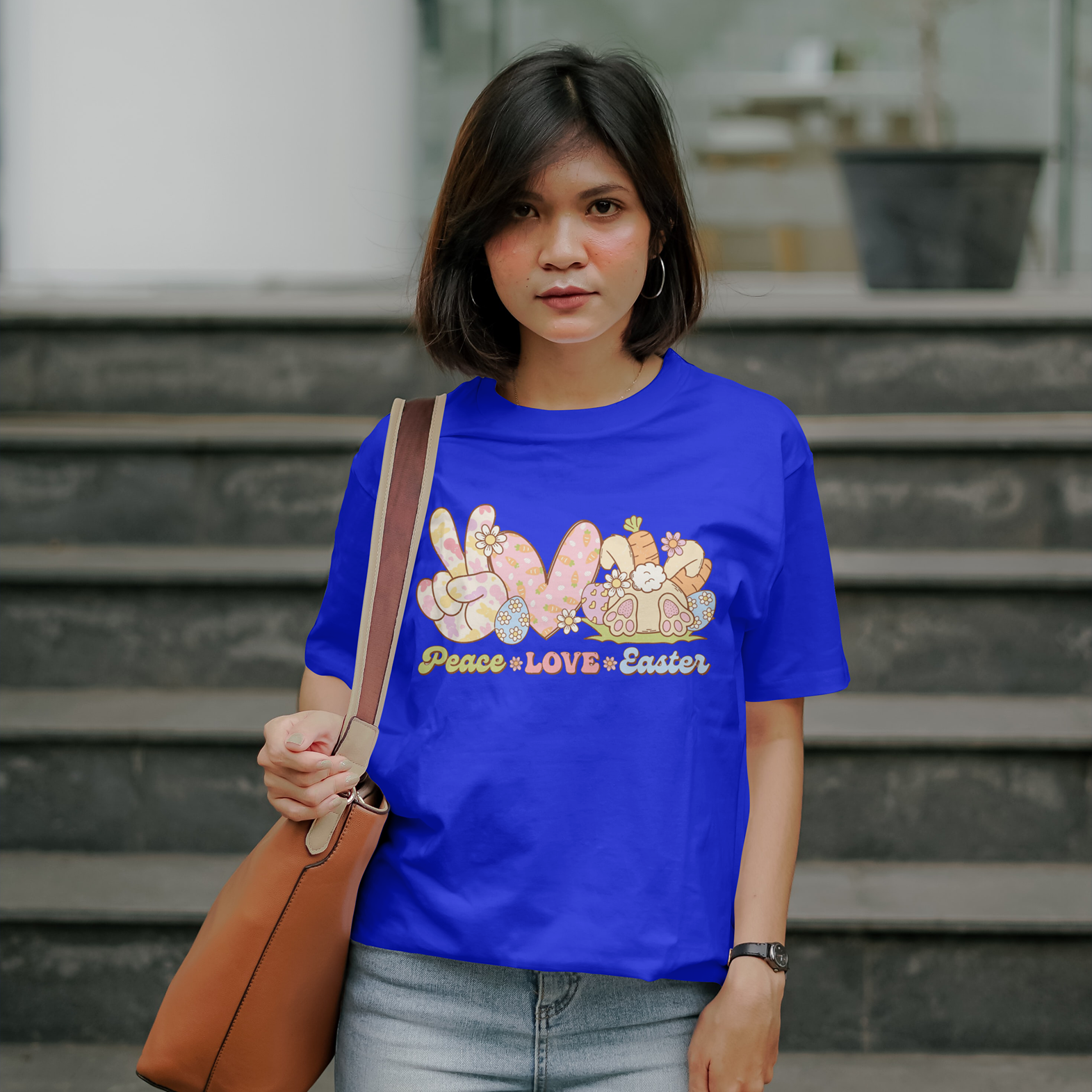 Short sleeve t short Peace Sign Love Heart Easter