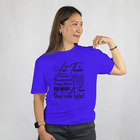 Let Them Inspirational Graphic Tees Shirt DuoCreationZ