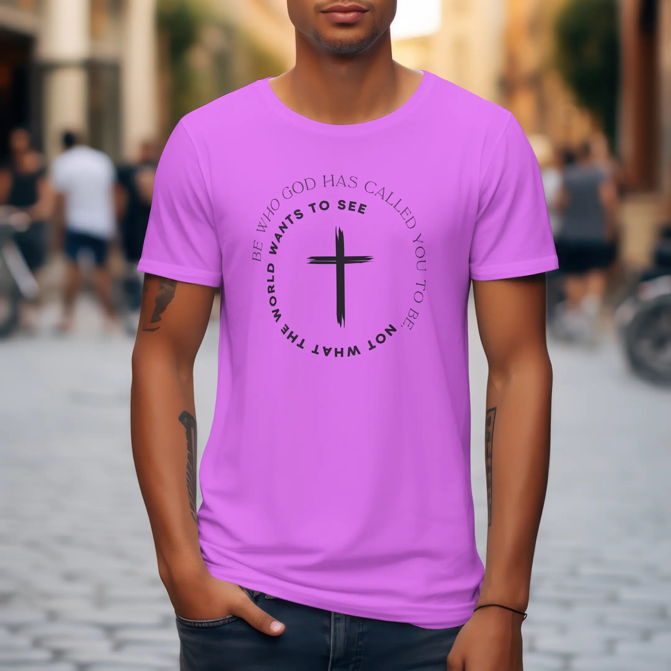 Be Who God Called You to Be graphic T Shirt DuoCreationZ