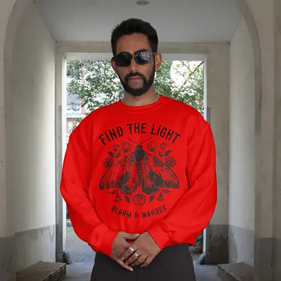 Find the light bloom & wander Sweatshirt DuoCreationZ