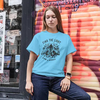 Find the light bloom & wander T Shirt DuoCreationZ