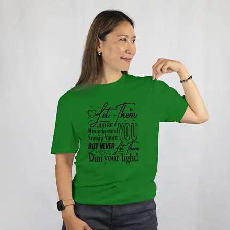 Let Them Inspirational Graphic Tees Shirt DuoCreationZ