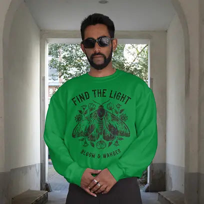 Find the light bloom & wander Sweatshirt DuoCreationZ