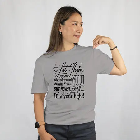 Let Them Inspirational Graphic Tees Shirt DuoCreationZ
