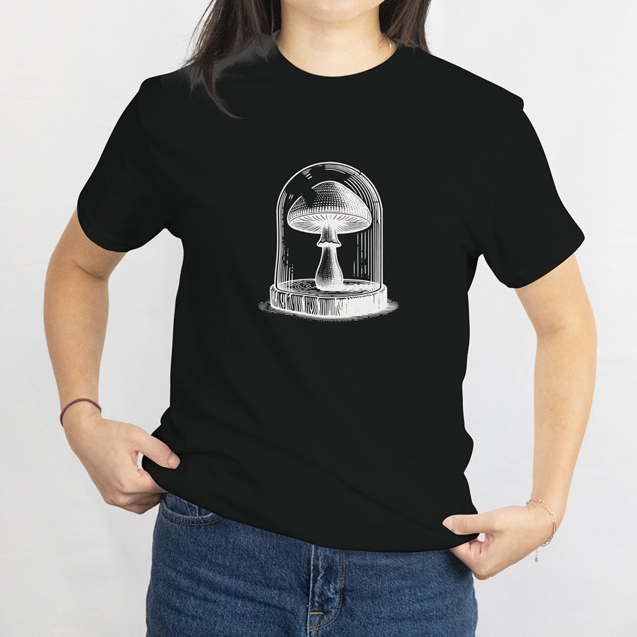 Mushroom glass dome Short Sleeves T Shirt