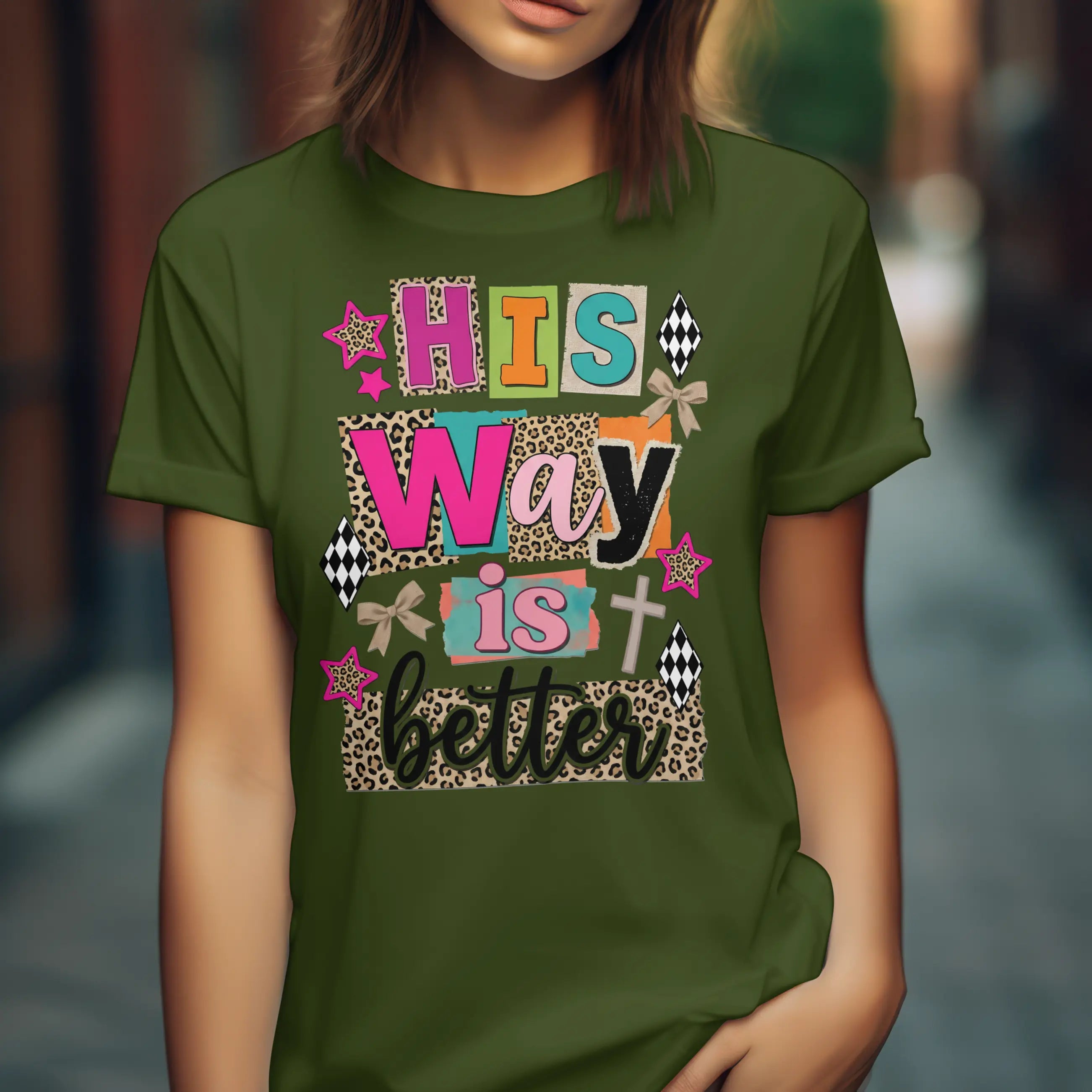 His Way Is Better Shirt Comfort Colors, Trendy Women's Religious Christian Faith Based TShirt, Preppy Faith Tee, Gift for Her DuoCreationZ