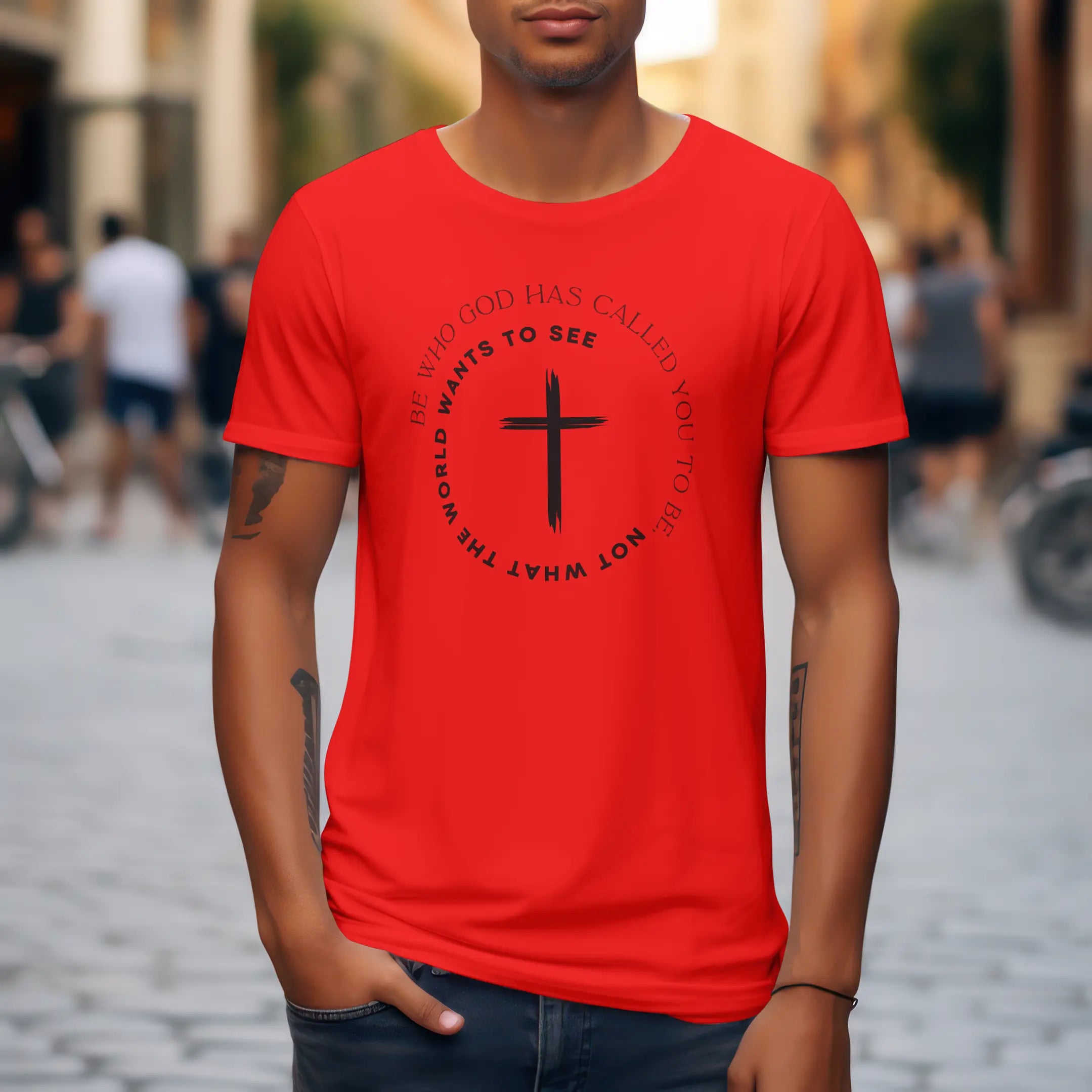 Be Who God Called You to Be graphic T Shirt DuoCreationZ