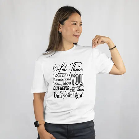 Let Them Inspirational Graphic Tees Shirt DuoCreationZ
