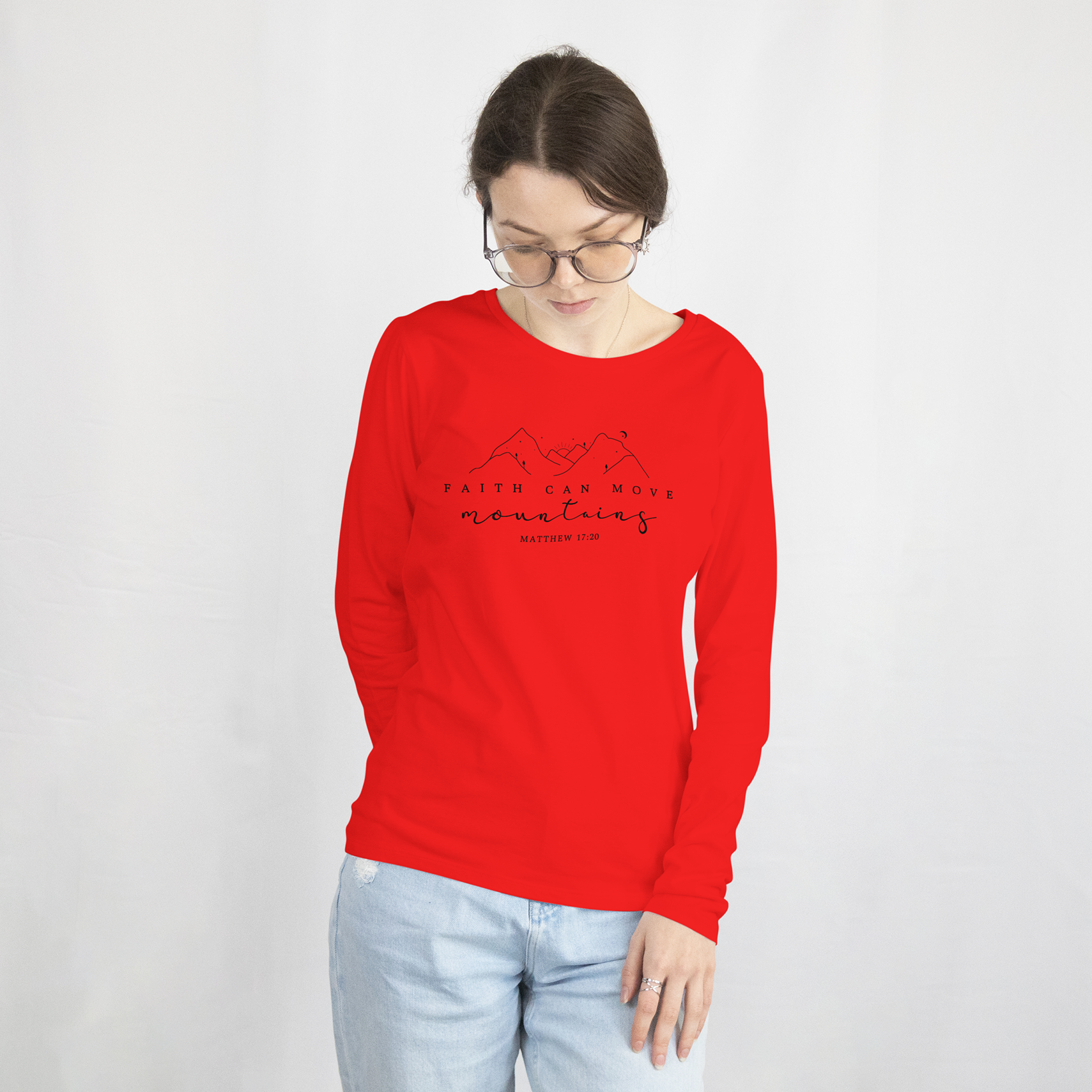 Faith Can Move Mountains Sweatshirt