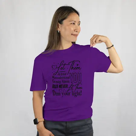 Let Them Inspirational Graphic Tees Shirt DuoCreationZ