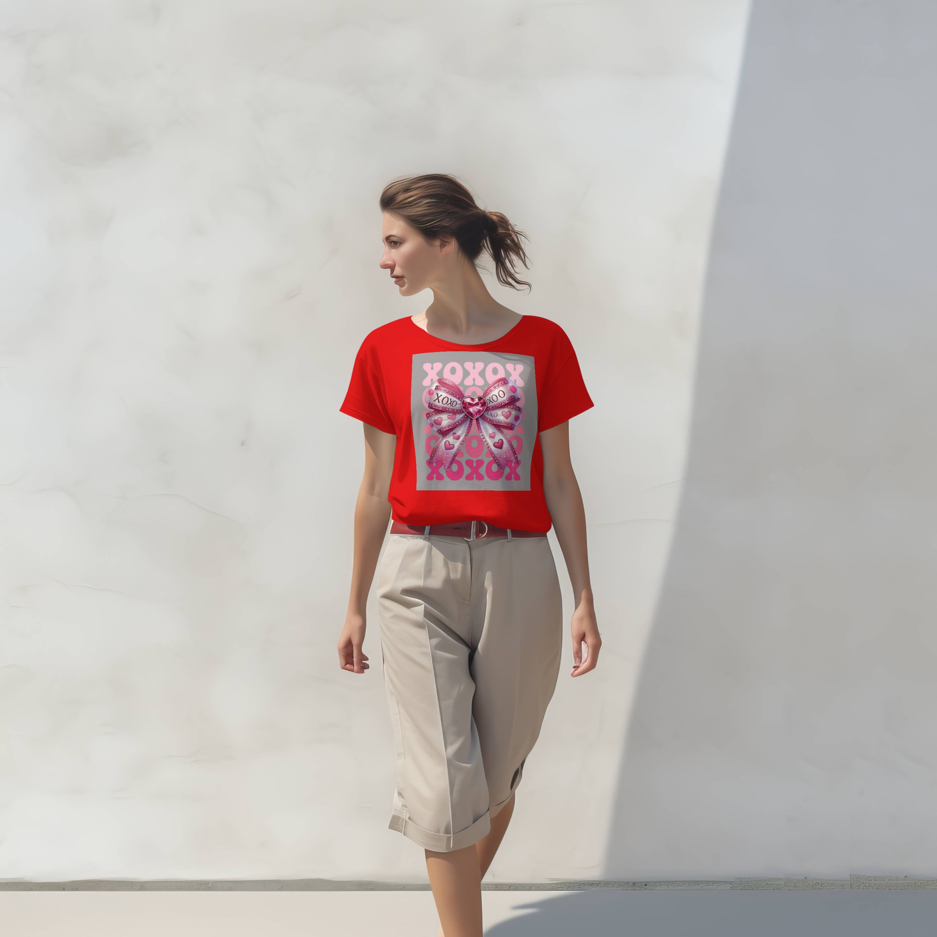 XOXO Ribbon Valentine's Day T Shirts