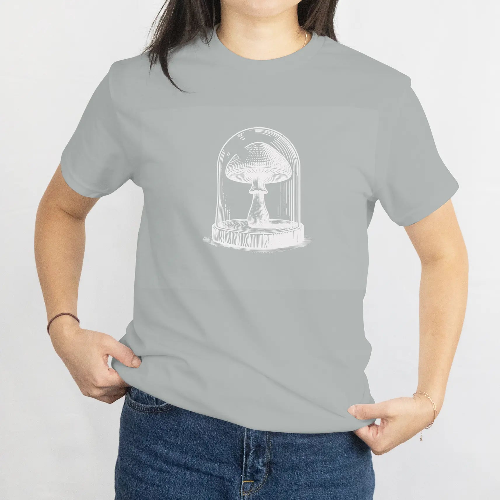 Mushroom glass dome Short Sleeves T Shirt Duo Creation