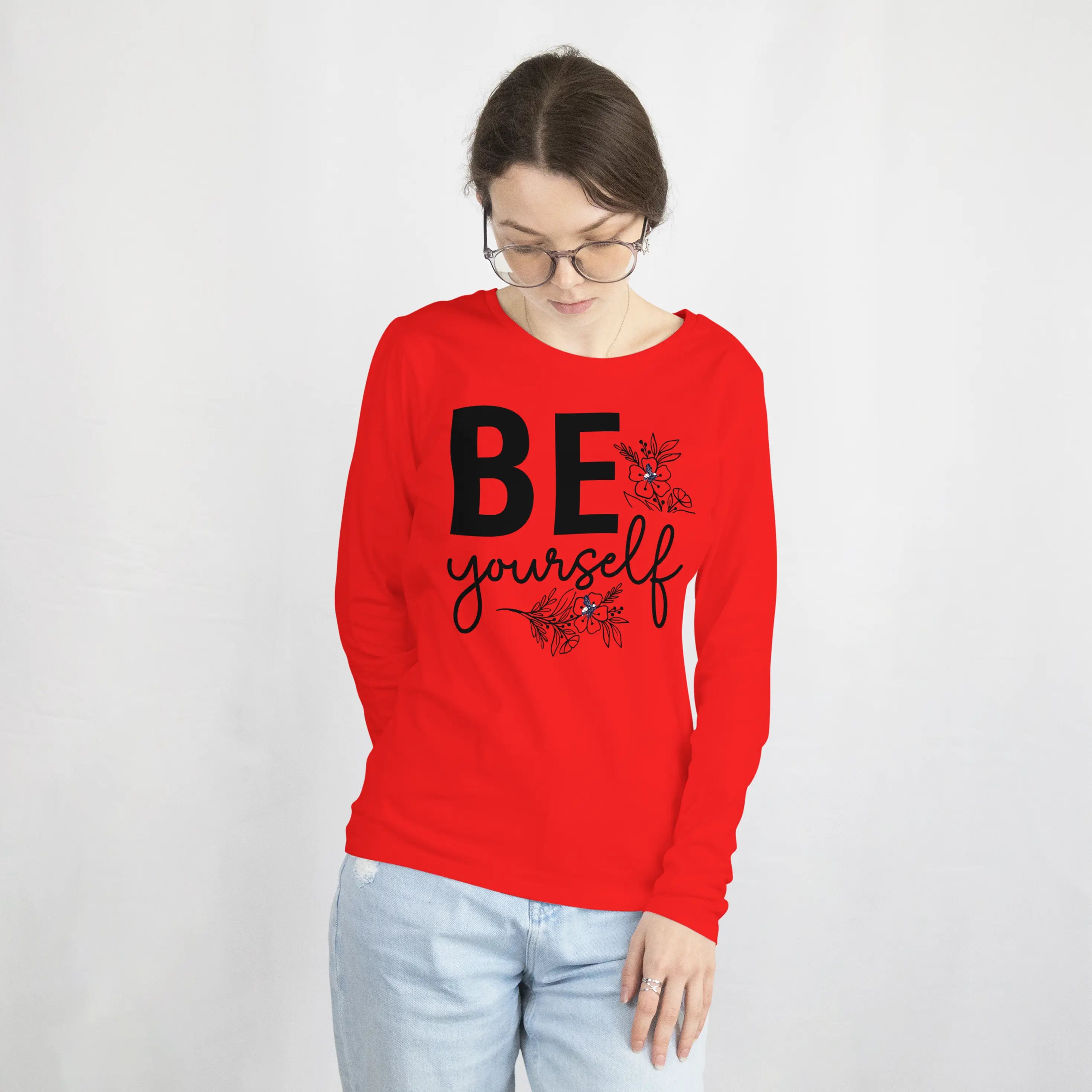 BE Yourself Inspirational Sweatshirt Duo Creation