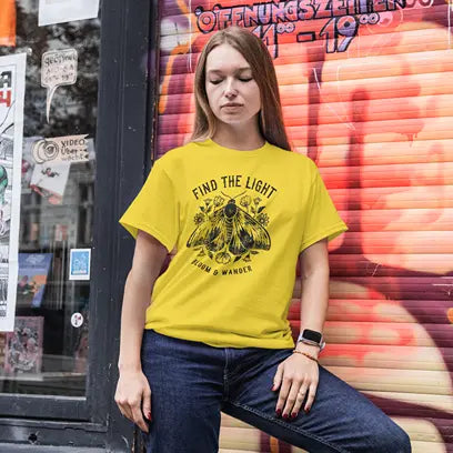Find the light bloom & wander T Shirt DuoCreationZ