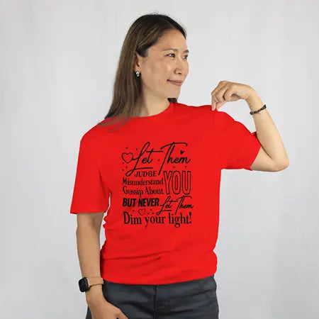 Let Them Inspirational Graphic Tees Shirt DuoCreationZ