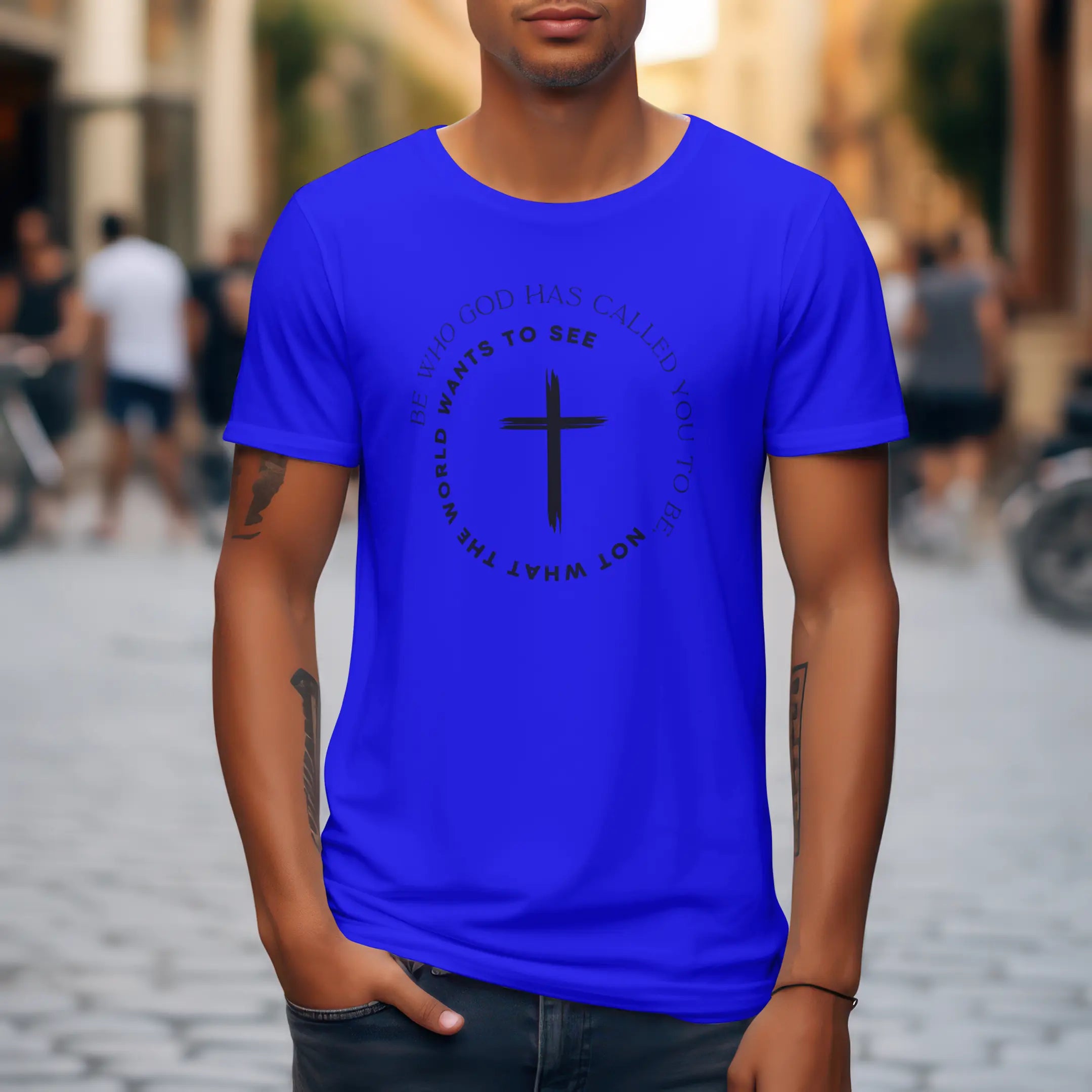 Be Who God Called You to Be graphic T Shirt DuoCreationZ