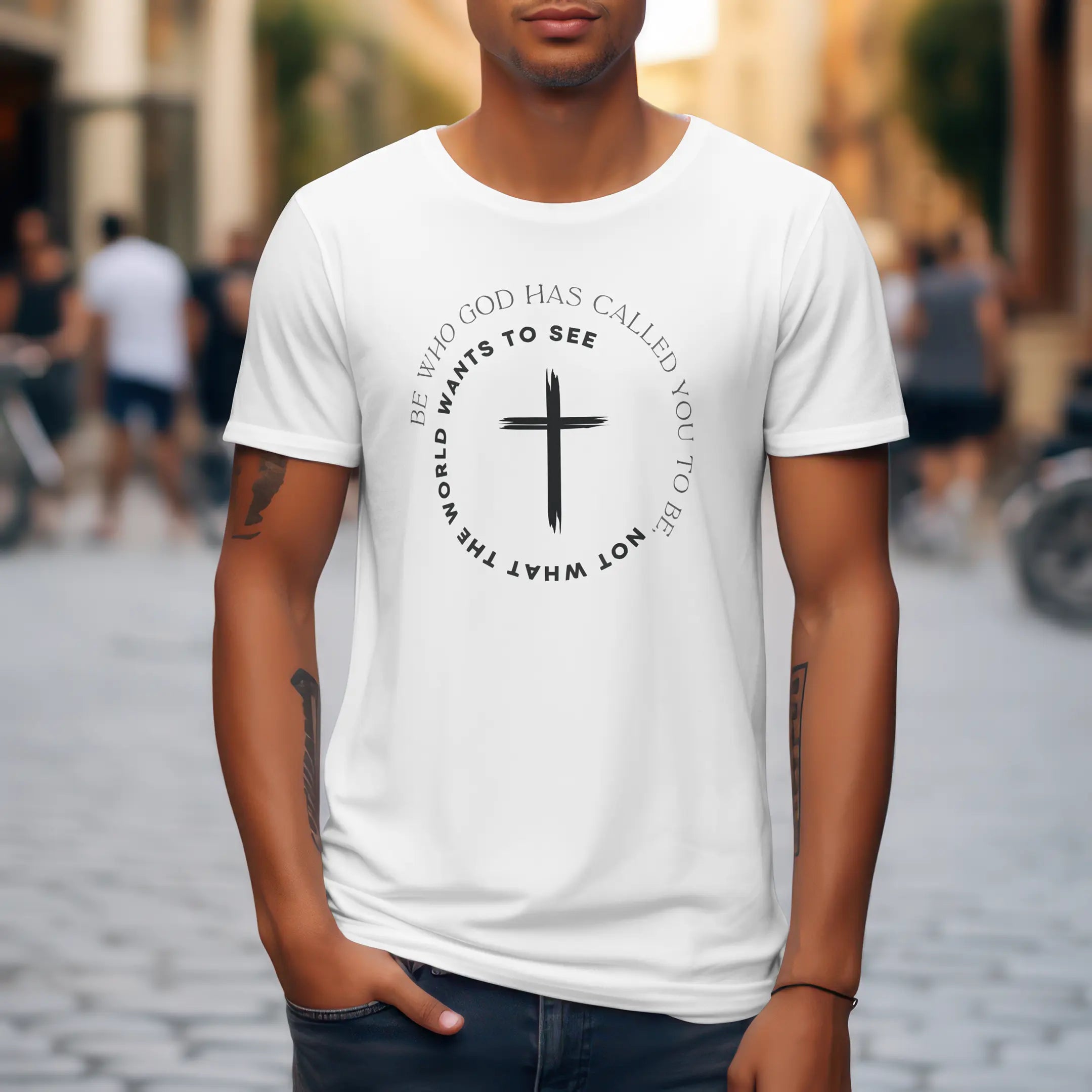 Be Who God Called You to Be graphic T Shirt DuoCreationZ